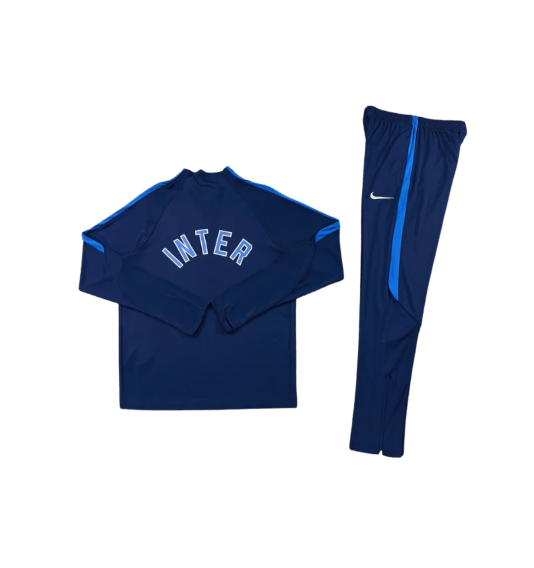 Inter Milan 2026/2027 1/4 Zipper Tracksuit Dark Blue - view 2