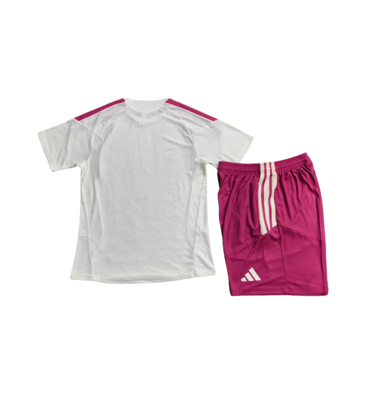 Real Madrid 2026/2027 Short Sleeve/Shorts Tracksuit White/Pink - view 2