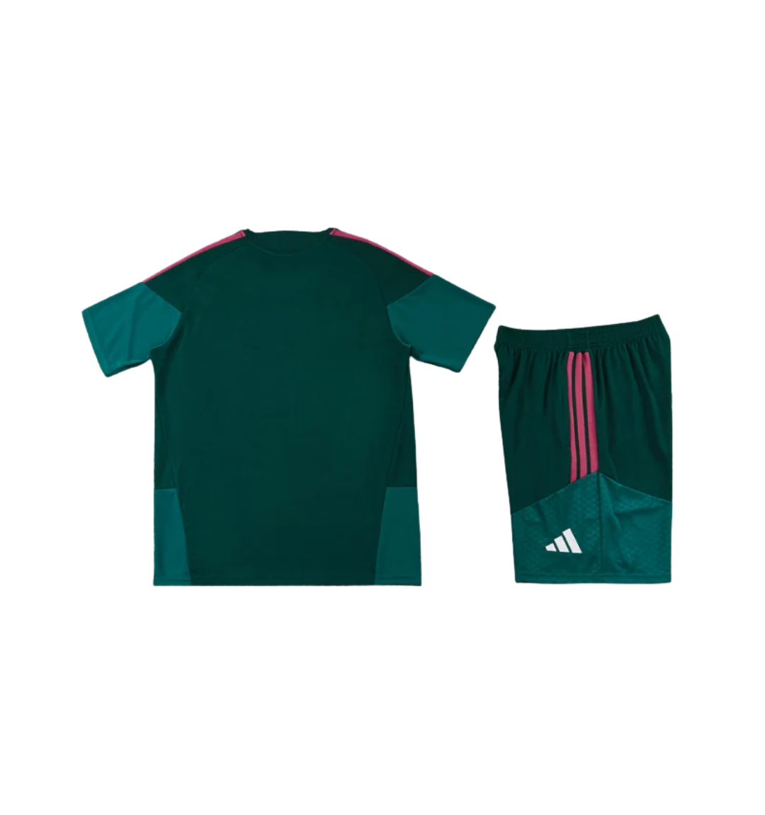 Real Madrid 2026/2027 Short Sleeve/Shorts Tracksuit Green - view 2