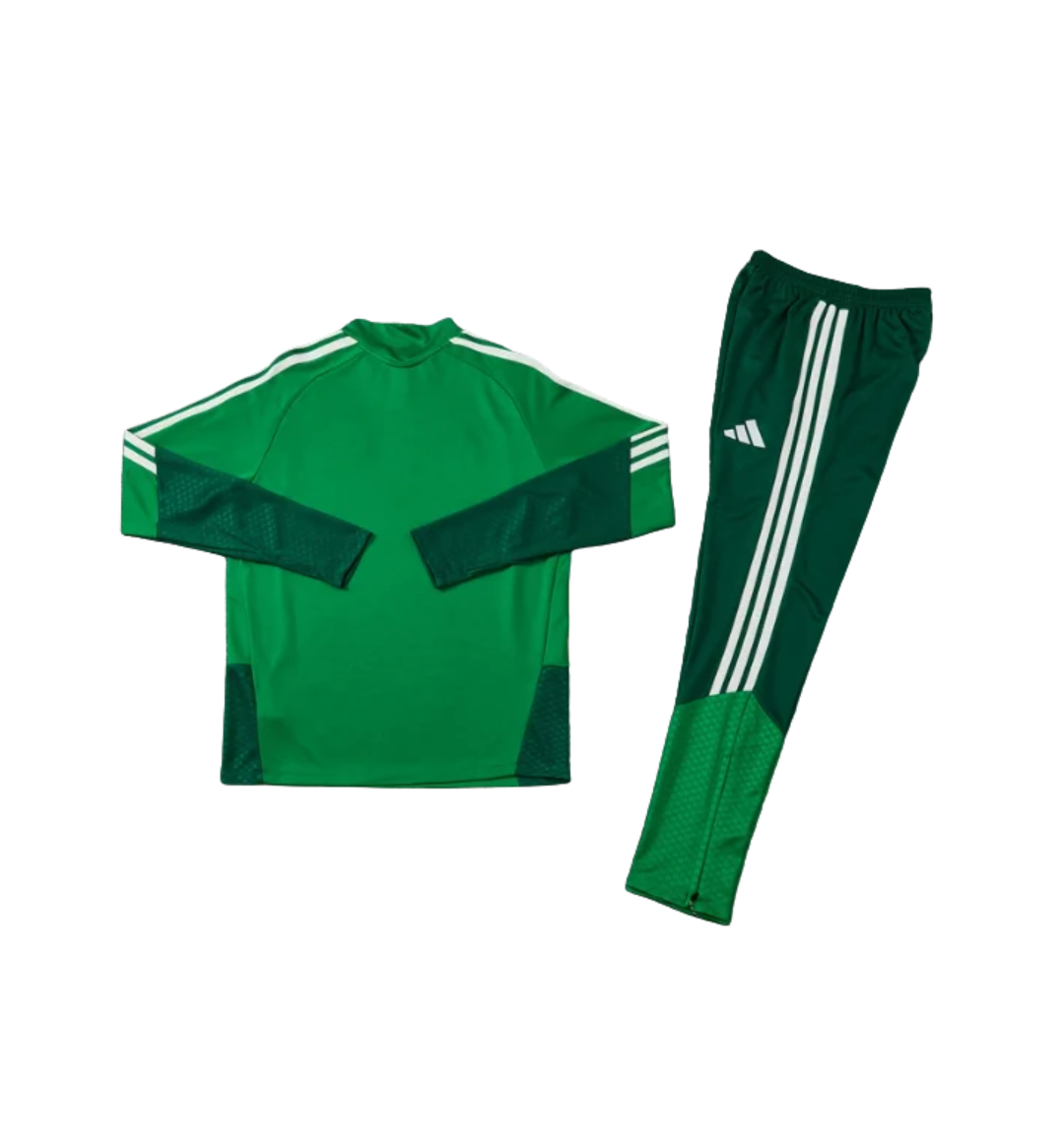 Algeria 2026 1/4 Zipper Tracksuit Green 商品画像