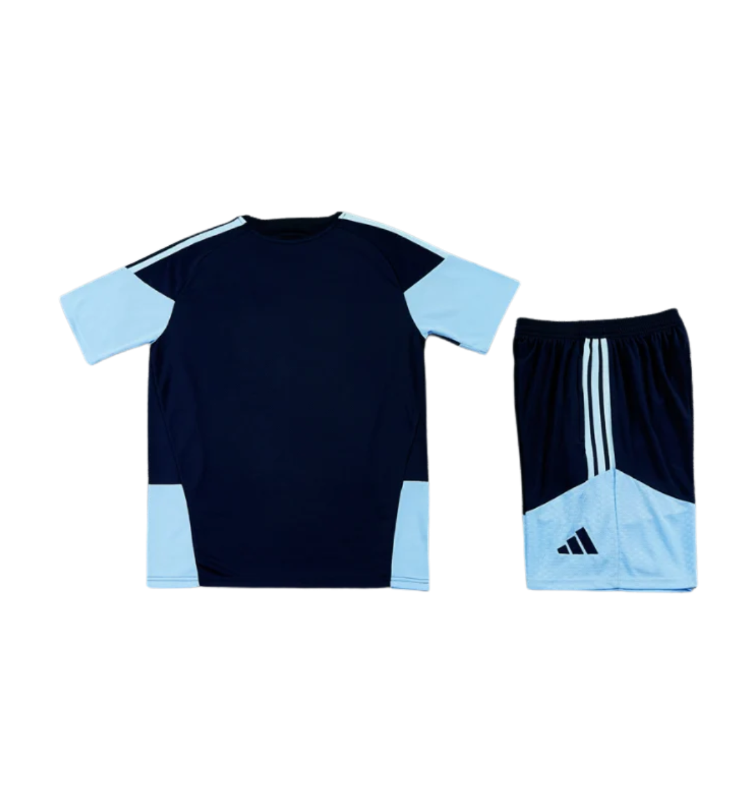 Argentina 2026 Short Sleeve/Shorts Tracksuit Dark Blue - view 2