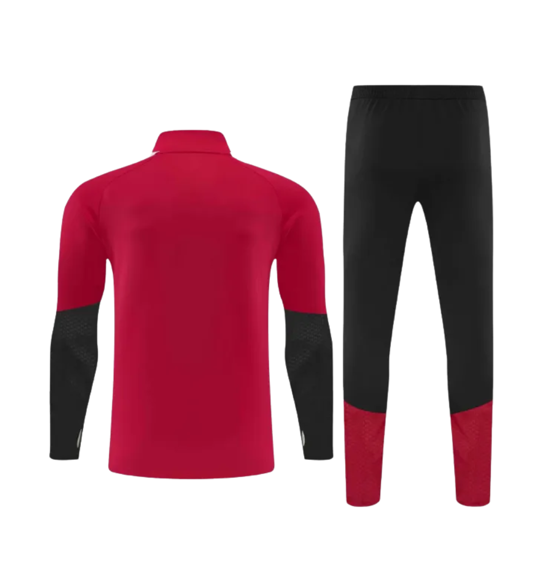 Germany 2026 1/4 Zipper Tracksuit Red - view 2