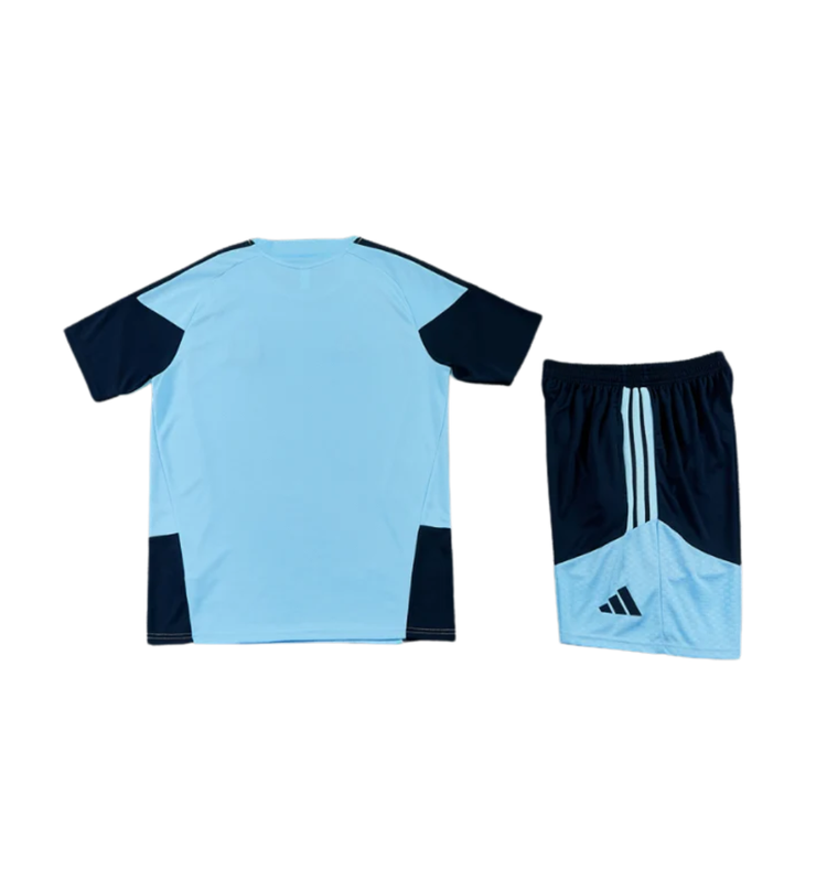 Argentina 2026 Short Sleeve/Shorts Tracksuit Light Blue - view 2