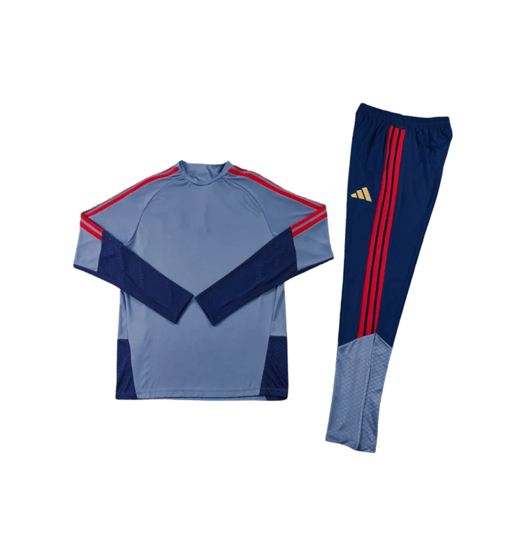 Bayern Munich 2026/2027 1/4 Zipper Tracksuit Grey - view 2