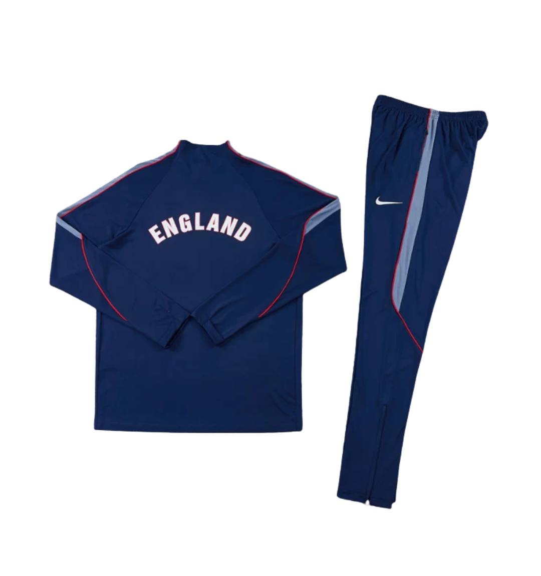 England 2026 1/4 Zipper Tracksuit Blue - view 2