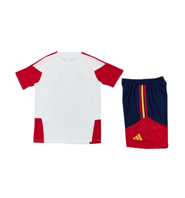 Spain 2026 Short Sleeve/Shorts Tracksuit White - view 2