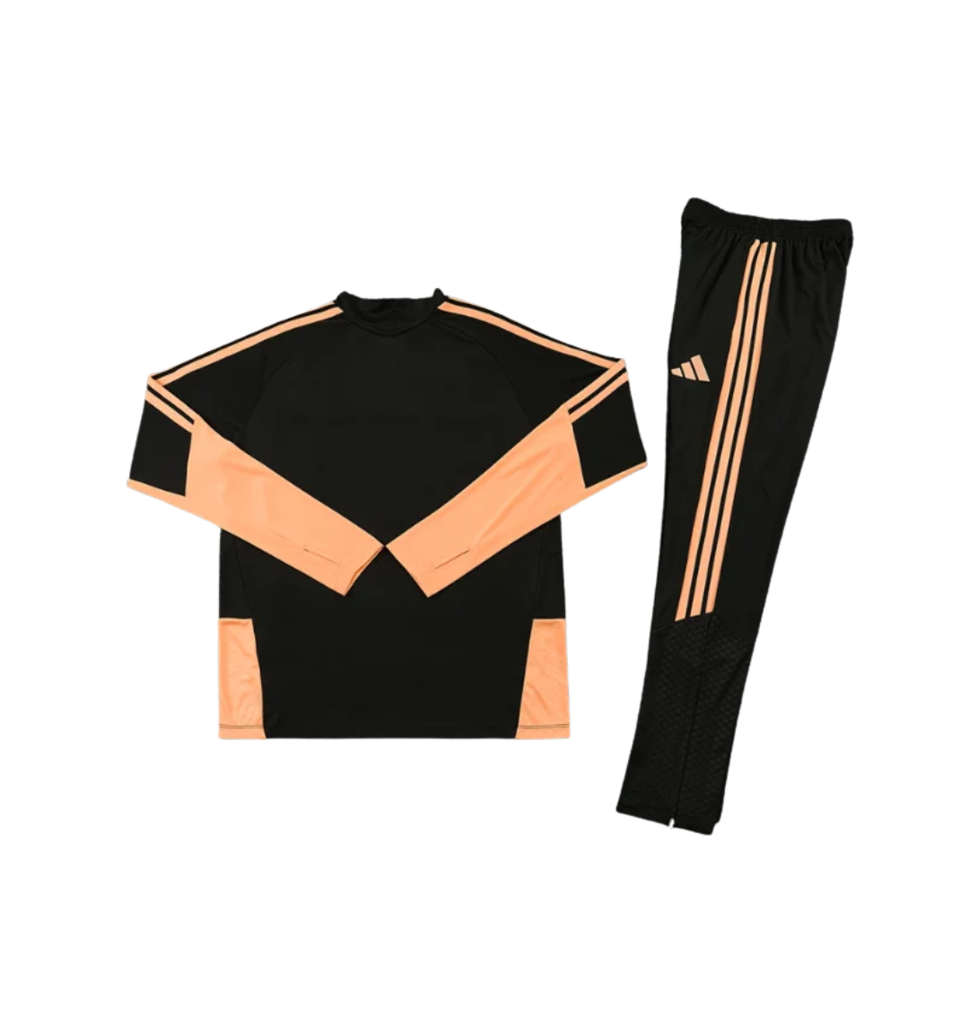 Arsenal 2026/2027 1/4 Zipper Tracksuit Black - view 2