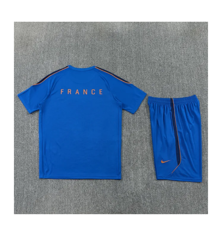 France 2026 Short Sleeve/Shorts Tracksuit Blue - view 2