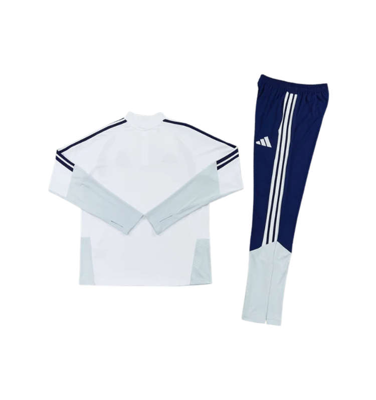 Real Madrid 2026/2027 1/4 Zipper Tracksuit White - view 2