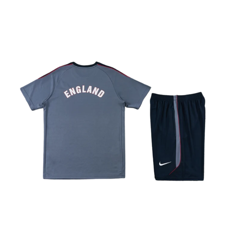 England 2026 Short Sleeve/Shorts Tracksuit Grey - view 2