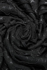 Black High Collar Hollow Spider Mesh Ripped Asymmetric Mens Gothic Vest - Product - 5