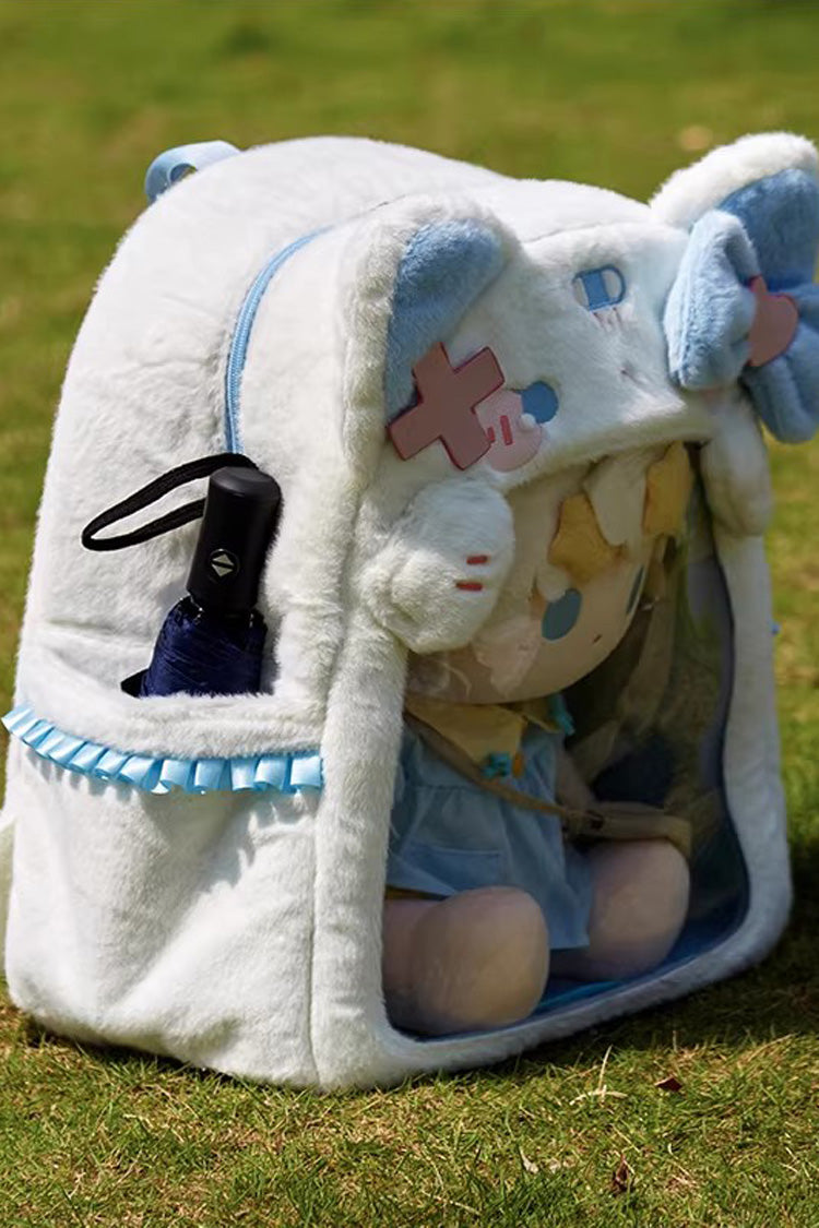 Cat Ears Bow Plush Sweet Lolita Itabag 5 Colors - Product - 7
