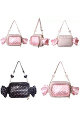 Kawaii Candy-Shaped Sweet Lolita Top‑Handle Shoulder & Crossbody Ita Bag 2 Colors - Product - 7