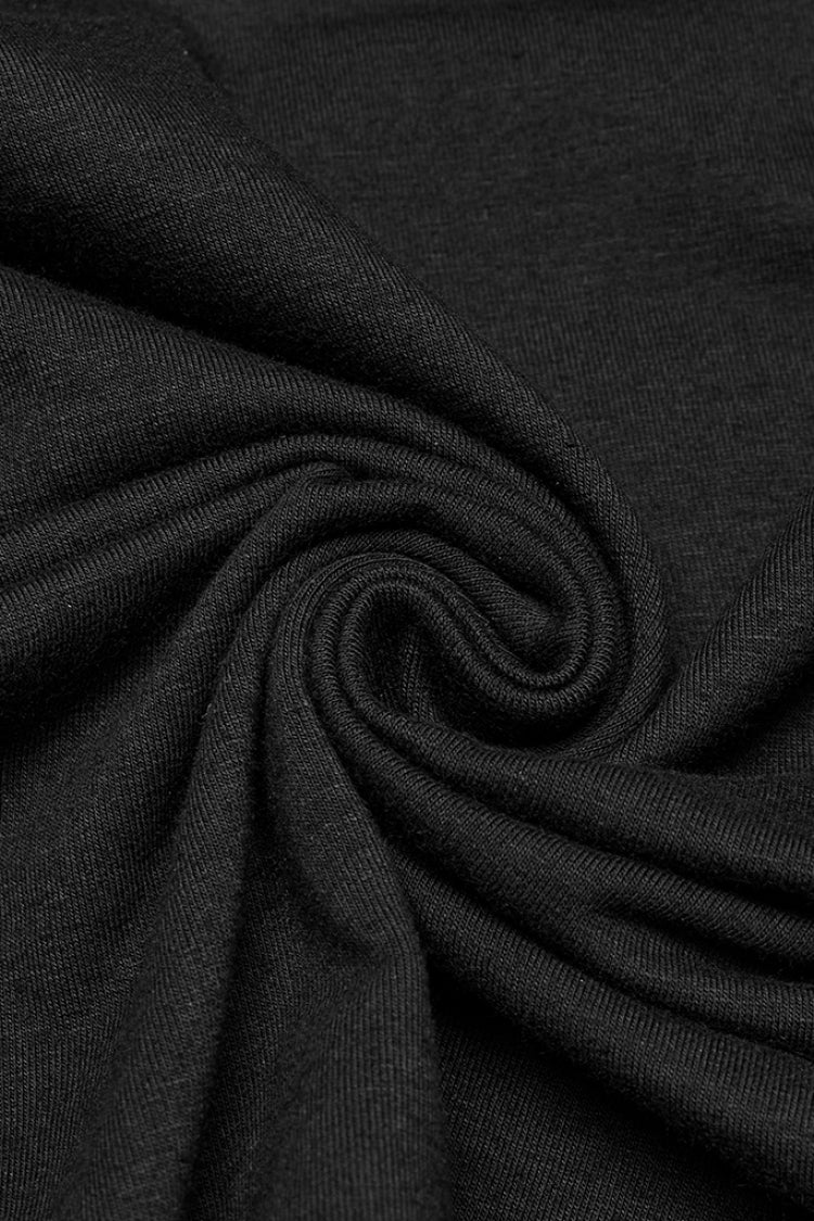 Black Stand Collar Sleeveless Stitching Mesh Zipper Men's Punk Vest - Product - 8