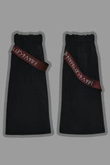 Black [Nameless Blade] Stand Collar Long Sleeves Gothic Prince Ouji Lolita Shorts Set - Leg-Sleeves(Only) - 16