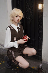 Brown Bunny Detective Prince Ouji Lolita Set - Product - 3
