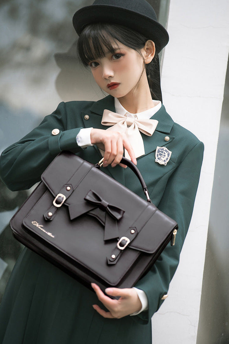 Green [Artemis] Sweet College Style Elegant Lolita Jumper Dress - Product - 18