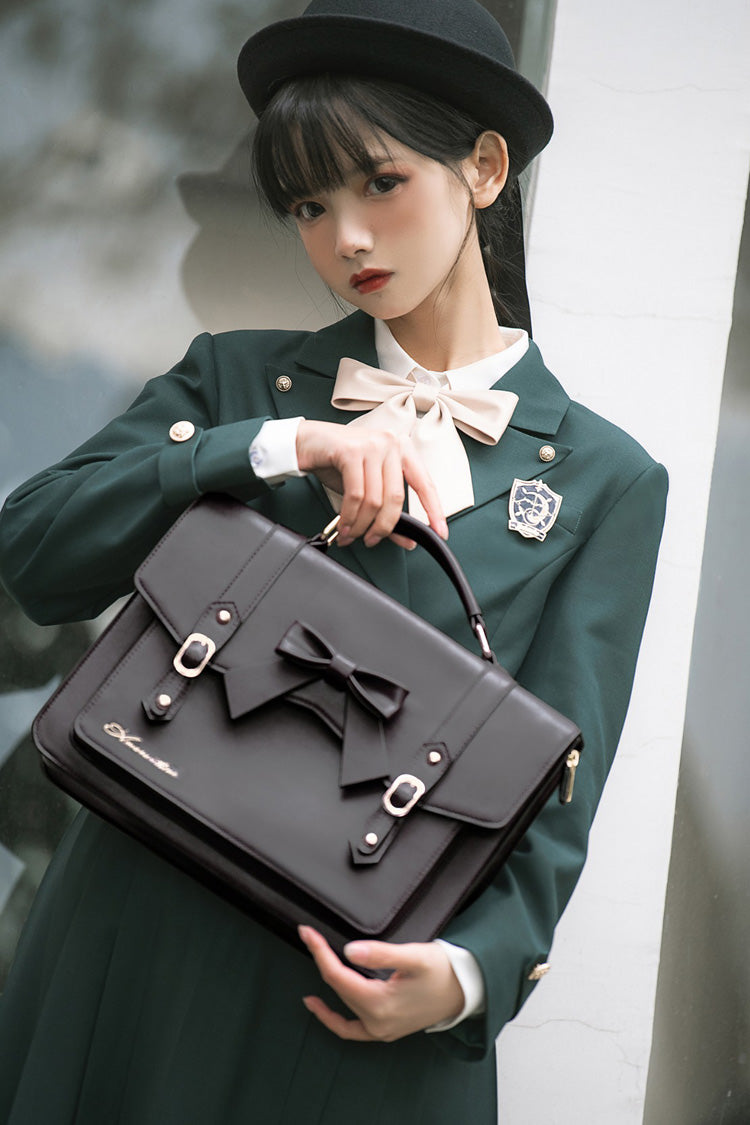 Green [Artemis] Sweet College Style Elegant Lolita Jumper Dress - Product - 18