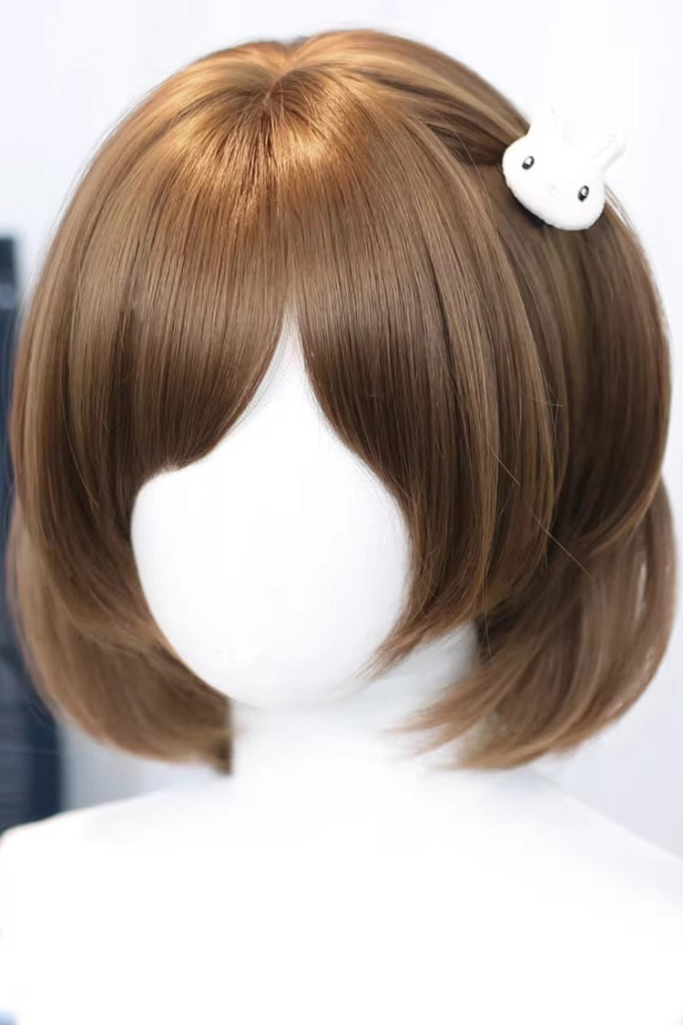 Straight Doll-Like Sweet Lolita Short Wig 2 Colors - Product - 4