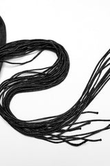 Black Tassels Feather Skull Men's Punk Hat - Product - 8