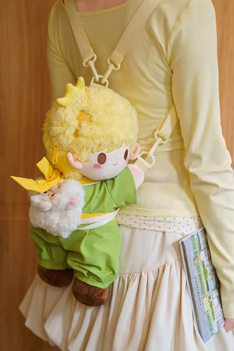 Green [The Little Prince] Cute Plush Toy Sweet Lolita Lying-Down Backpack - Product - 9