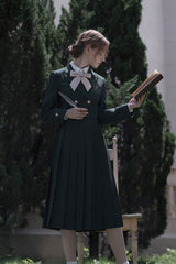 Green [Artemis] Sweet College Style Elegant Lolita Jumper Dress - Green - 1