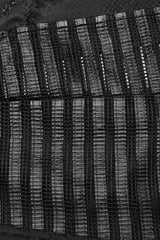 Black V Collar Sleeveless Snake Print Stitching Mesh Women's Punk Dress - Product - 8