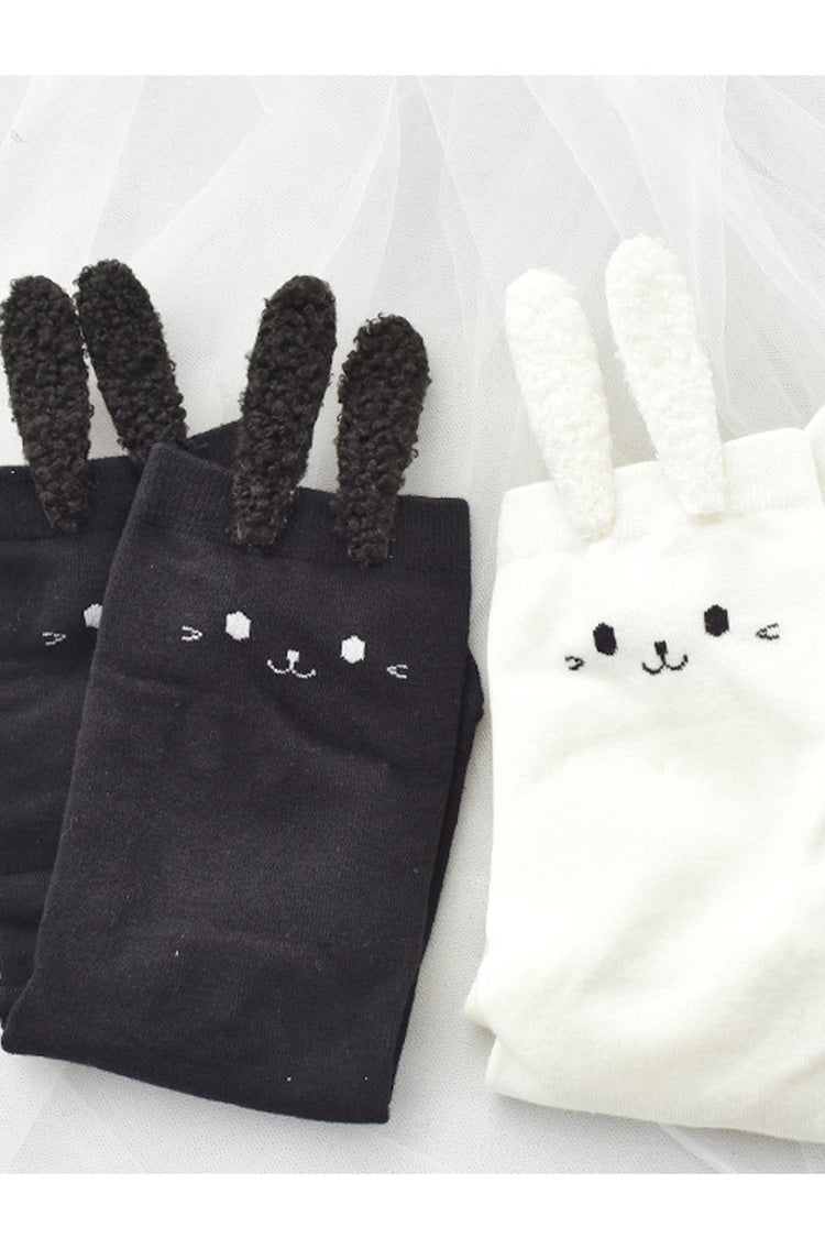Cute Three-Dimensional Bunny Ears Sweet Lolita Socks 2 Colors - Product - 5