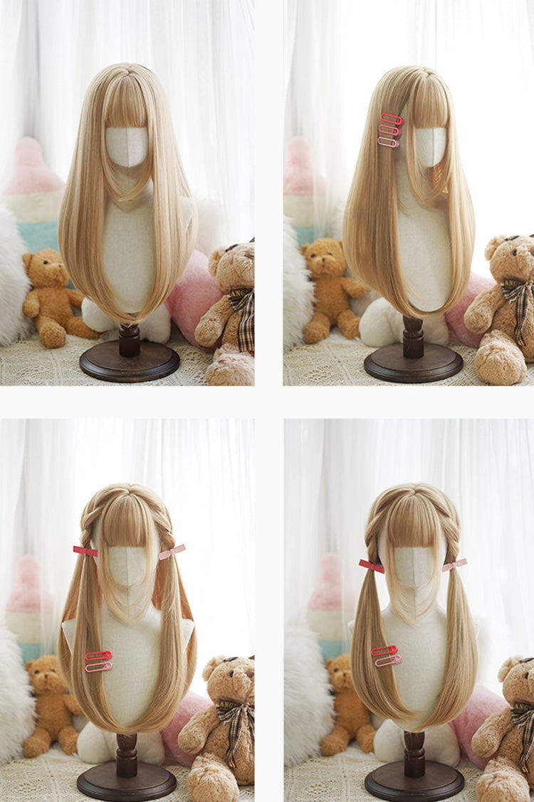Daily Sweet Elegant Lolita Straight Wig 6 Colors - Product - 10