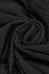 Black Buckle Straps Pleated Women's Punk Leggings - Product - 7