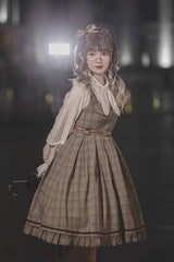 Princess Lost In The Fog Ruffle College Style Elegant Classic Lolita JSK Dress 2 Colors - Product - 9
