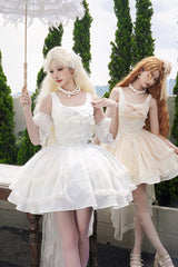 Moonlight Symphony Cardigan Bowknot Sweet Elegant Princess Lolita Jsk Dress 2 Colors - Product - 3