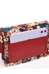 Bear Print Sweet Lolita Crossbody Bag 3 Colors - Product - 5