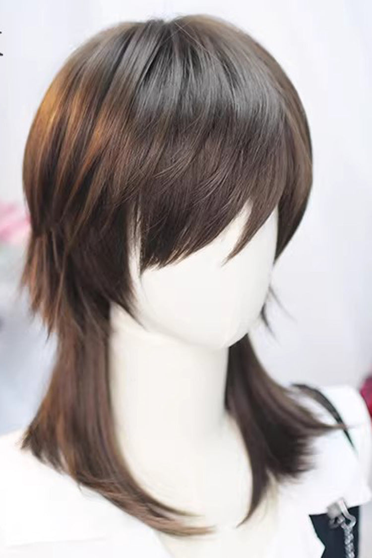 Stylish Japanese Androgynous Short Ouji Lolita Wig 2 Colors - Product - 4