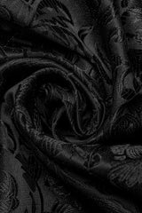 Black V Collar Jacquard Lace-Up Men's Gothic Vest - Product - 10