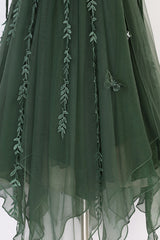 Green Forestry Asymmetric Hem Sweet Chinese Style Lolita Jsk Dress - Product - 16