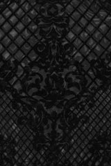 Black Long Sleeves Mesh Women's Gothic Blouse - Product - 6