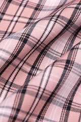 Plaid Print High Waisted Women's Punk Strap Dress 2 Colors - Product - 13