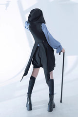 Black Narrative Maxim Ouji Fashion Gothic Lolita Shorts - Product - 4