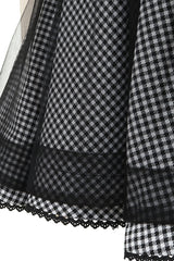 Japanese High Waisted Ruffle Mesh Belt Buckles Jirai Kei Skirt 3 Colors - Product - 13