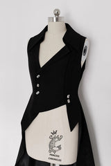 Black Princess Chronicles Burn To Ash Female Ouji Lolita Long Vest - Product - 8