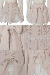 Jirai Kei Plaid Printed Ruffled Bow Gothic Japanese Lolita Skirt 3 Colors - Product - 5