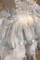 Wings Arrival Multi-layer Ruffle Bowknot Ballet Style Sweet Elegant Lolita Jsk Dress 3 Colors - Product - 24