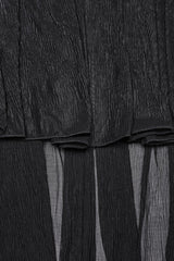 Black Ruffle Stitching Lace Women's Gothic Fishtailed Skirt - Product - 7