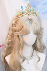 Special Center Part Loose Waves Sweet Lolita Wig 2 Colors - Product - 3