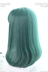 Green Long Hair-tail Micro Curly  Hair Classic Lolita Wigs - Product - 5