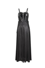 Black Buckle Strap Eyelets Womens Gothic Jsk Dress - Product - 6