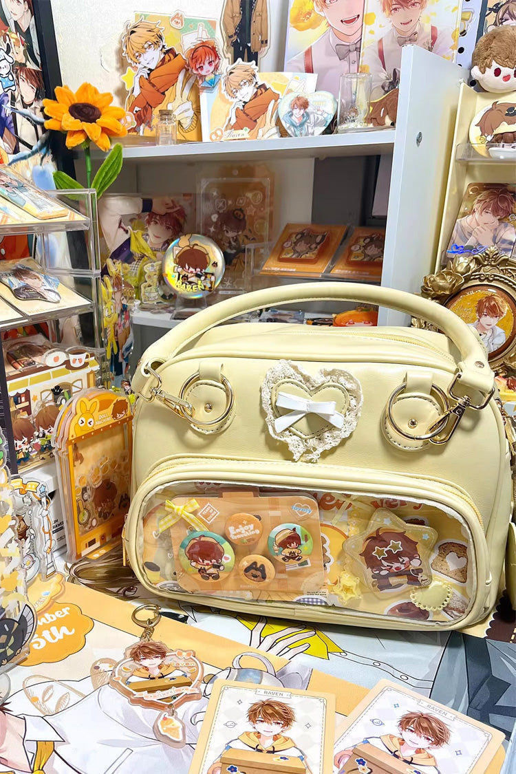Sweet Anime-style Transparent Bow Japanese Lolita Itabag 5 Colors - Product - 3