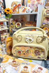 Sweet Anime-style Transparent Bow Japanese Lolita Itabag 5 Colors - Product - 3