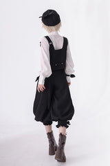 White Long Sleeves Secret Morning Paper Ouji Fashion Lolita Blouse - Product - 10